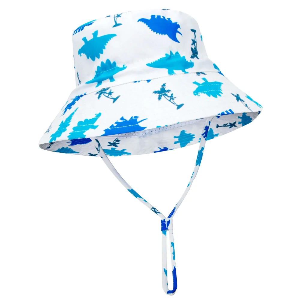 Baby Boy Sun Hat Baby Hats UPF 50+ Toddler Sun Hat Infant Sun Hats Kids Beach Summer Adjustable Bucket Hat