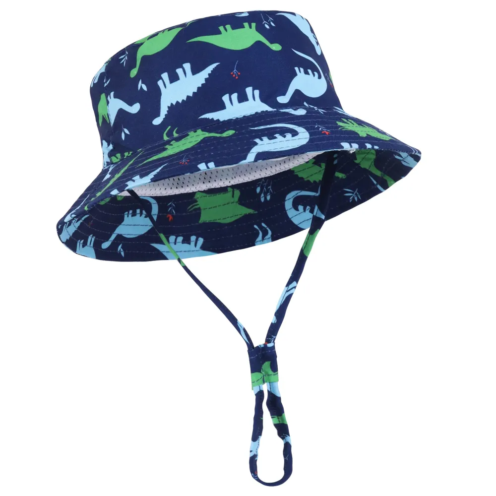 Baby Boy Sun Hat Baby Hats UPF 50+ Toddler Sun Hat Infant Sun Hats Kids Beach Summer Adjustable Bucket Hat