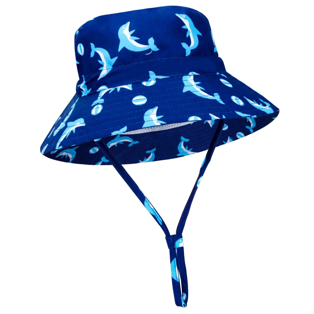 Baby Boy Sun Hat Baby Hats UPF 50+ Toddler Sun Hat Infant Sun Hats Kids Beach Summer Adjustable Bucket Hat