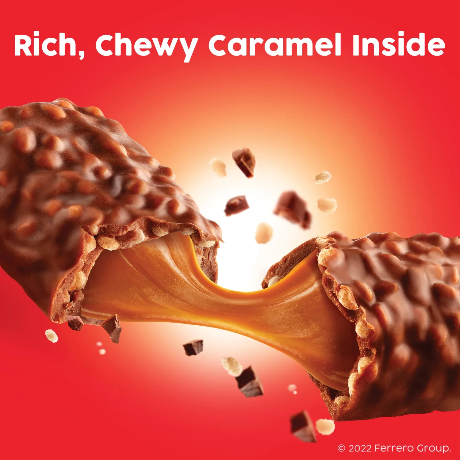 100 Grand Crispy Milk Chocolate with Caramel, Full Size Individually Wrapped Candy Bars, 1.5 oz each, Bulk 36 Count Box