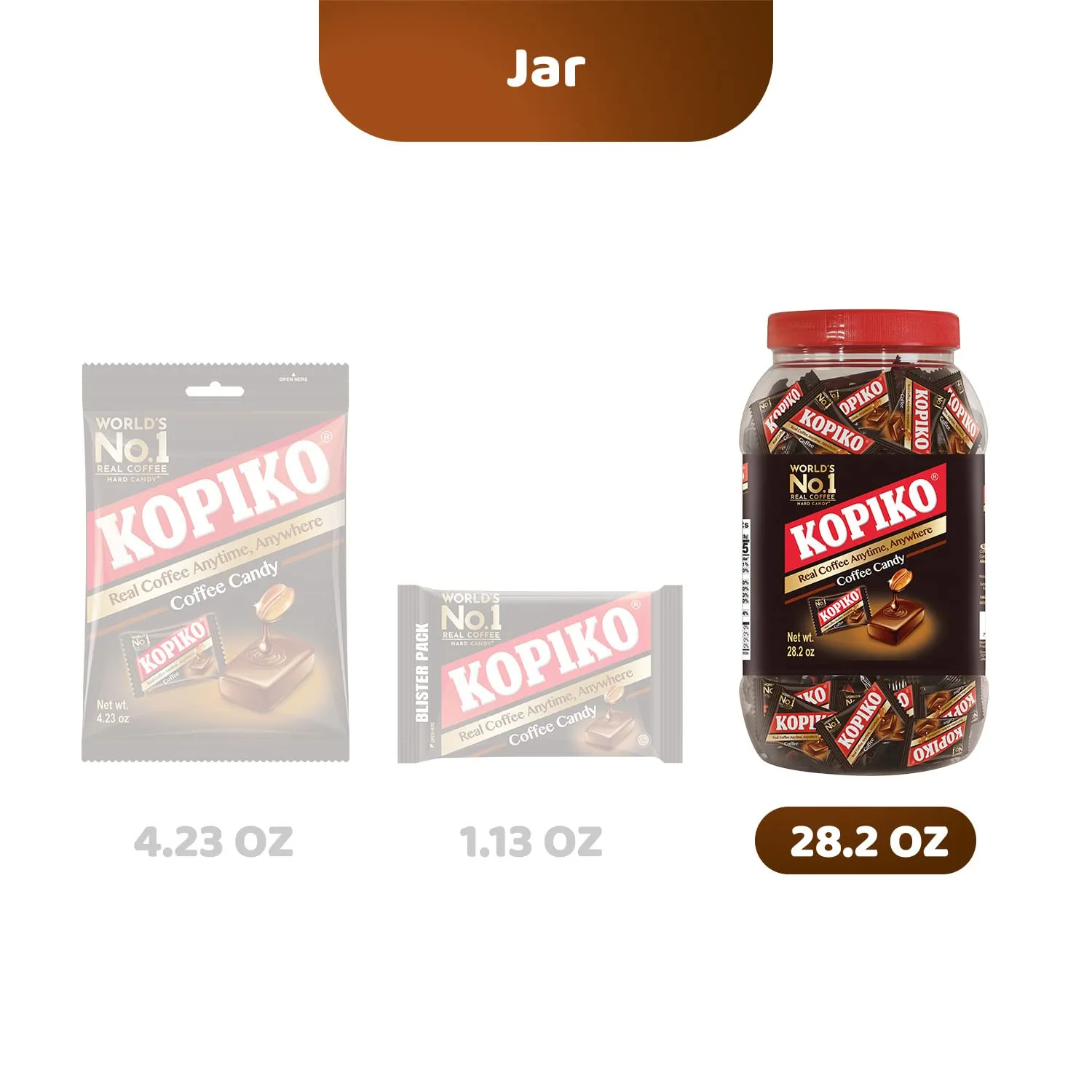 Kopiko Coffee Candy (800 gr) – Pocket Coffee Candies Made of Indonesia Coffee Beans Contains Real Coffee Extract for Better Taste – World’s Best Coffee Candy (2-Pack)