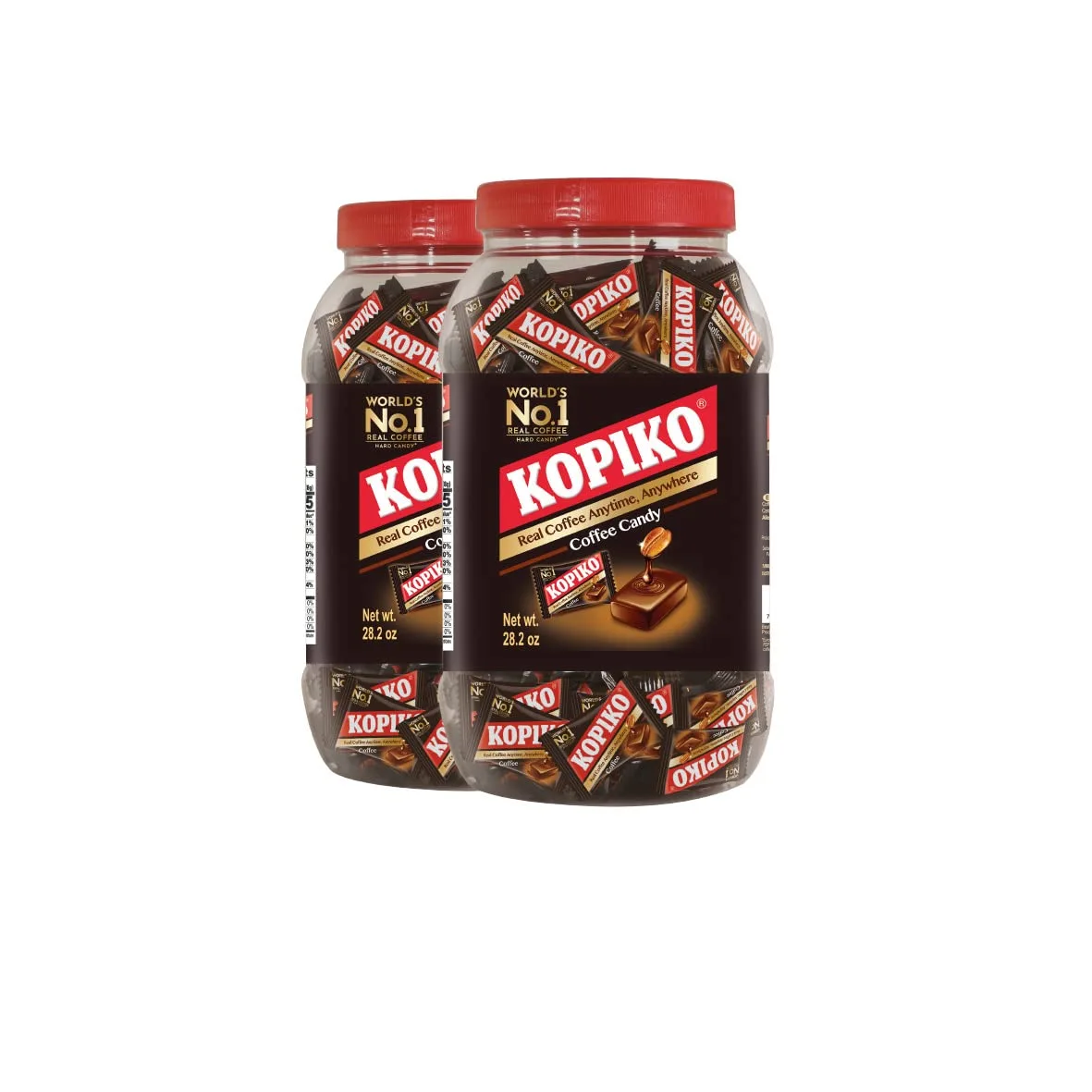 Kopiko Coffee Candy (800 gr) – Pocket Coffee Candies Made of Indonesia Coffee Beans Contains Real Coffee Extract for Better Taste – World’s Best Coffee Candy (2-Pack)