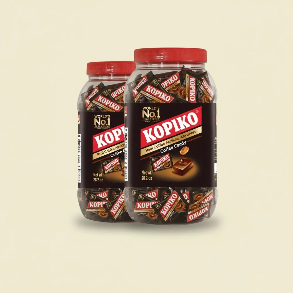 Kopiko Coffee Candy (800 gr) – Pocket Coffee Candies Made of Indonesia Coffee Beans Contains Real Coffee Extract for Better Taste – World’s Best Coffee Candy (2-Pack)