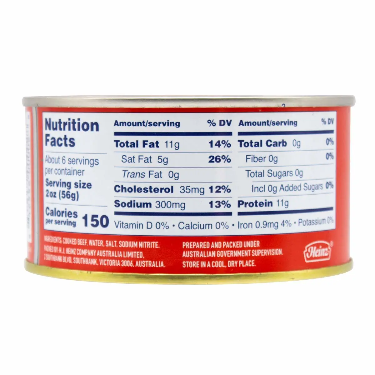 Ox & Palm Corned Beef, Original Chunky Style, 11.5 Ounce