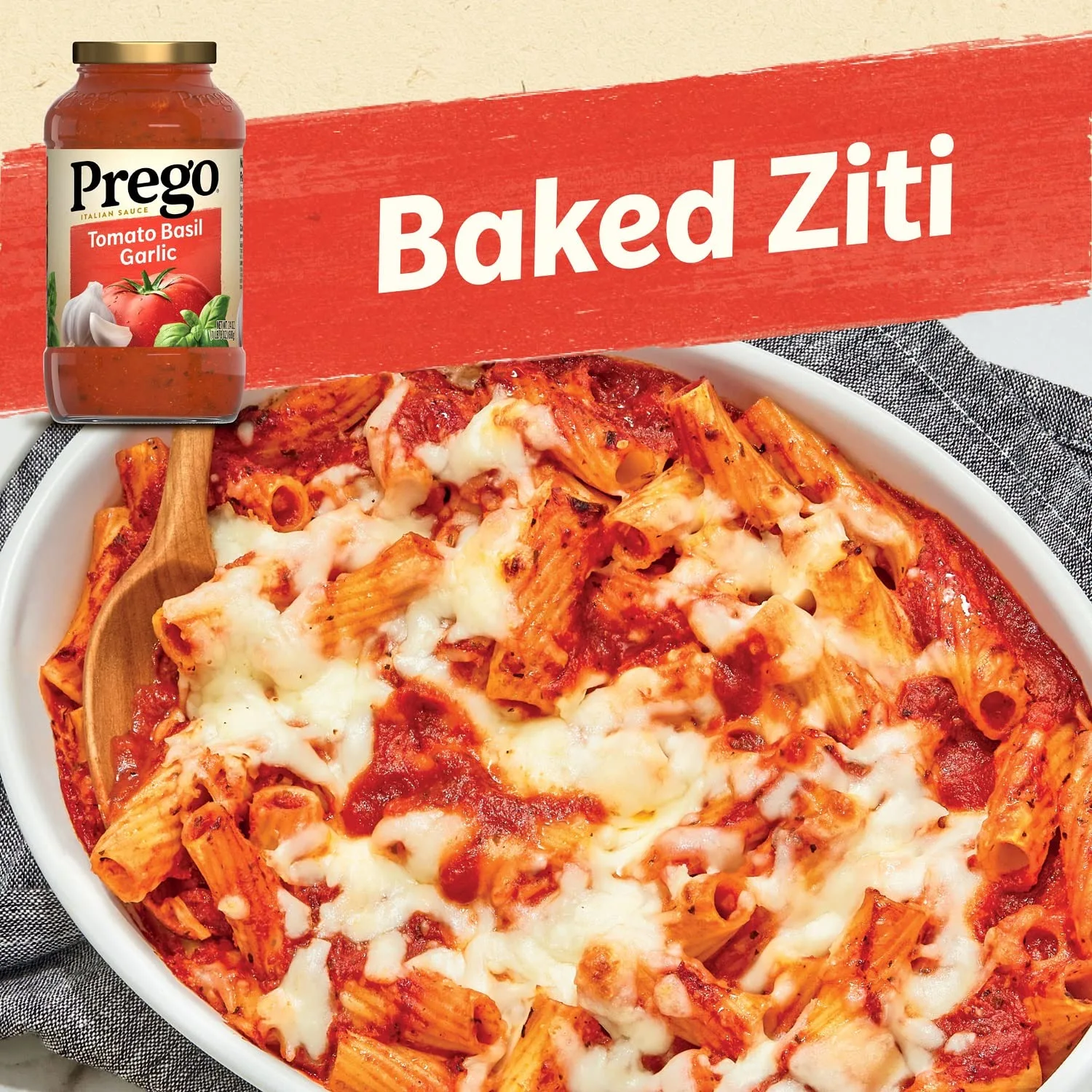 Prego Italian Tomato Sauce with Basil & Garlic, 24 oz Jar (Pack of 3)