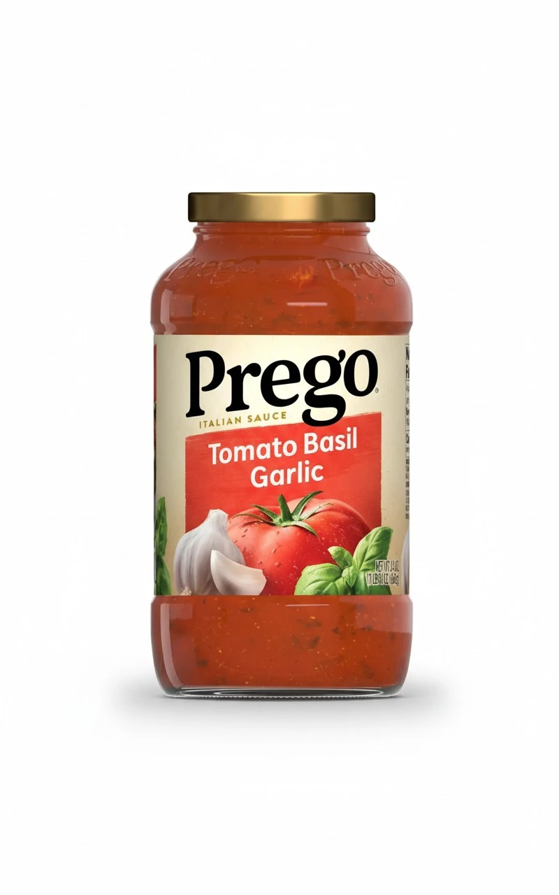 Prego Italian Tomato Sauce with Basil & Garlic, 24 oz Jar (Pack of 3)