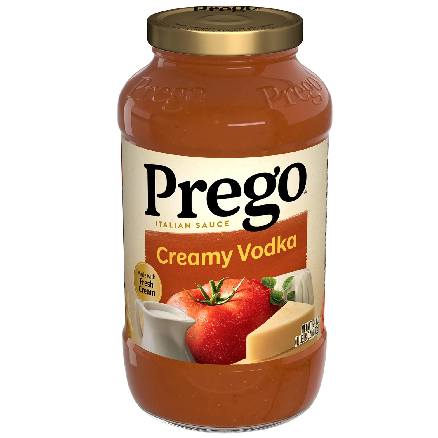 Prego Creamy Vodka Sauce, 24 OZ Jar