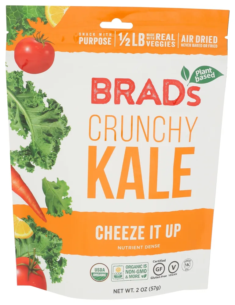 Brads Plant Based Kale Cheeze It Up Chip, 2 Oz