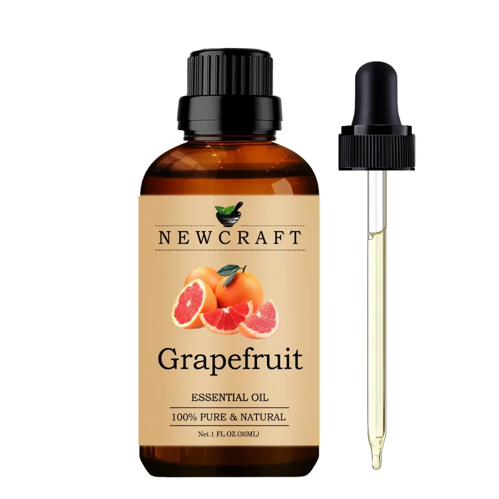 Grapefruit Essential Oils Organic, 30ML 100% Pure and Natural Grapefruit Essential Oil with Dropper for Aromatherapy Diffuser - Grapefruit/1 Fl Oz