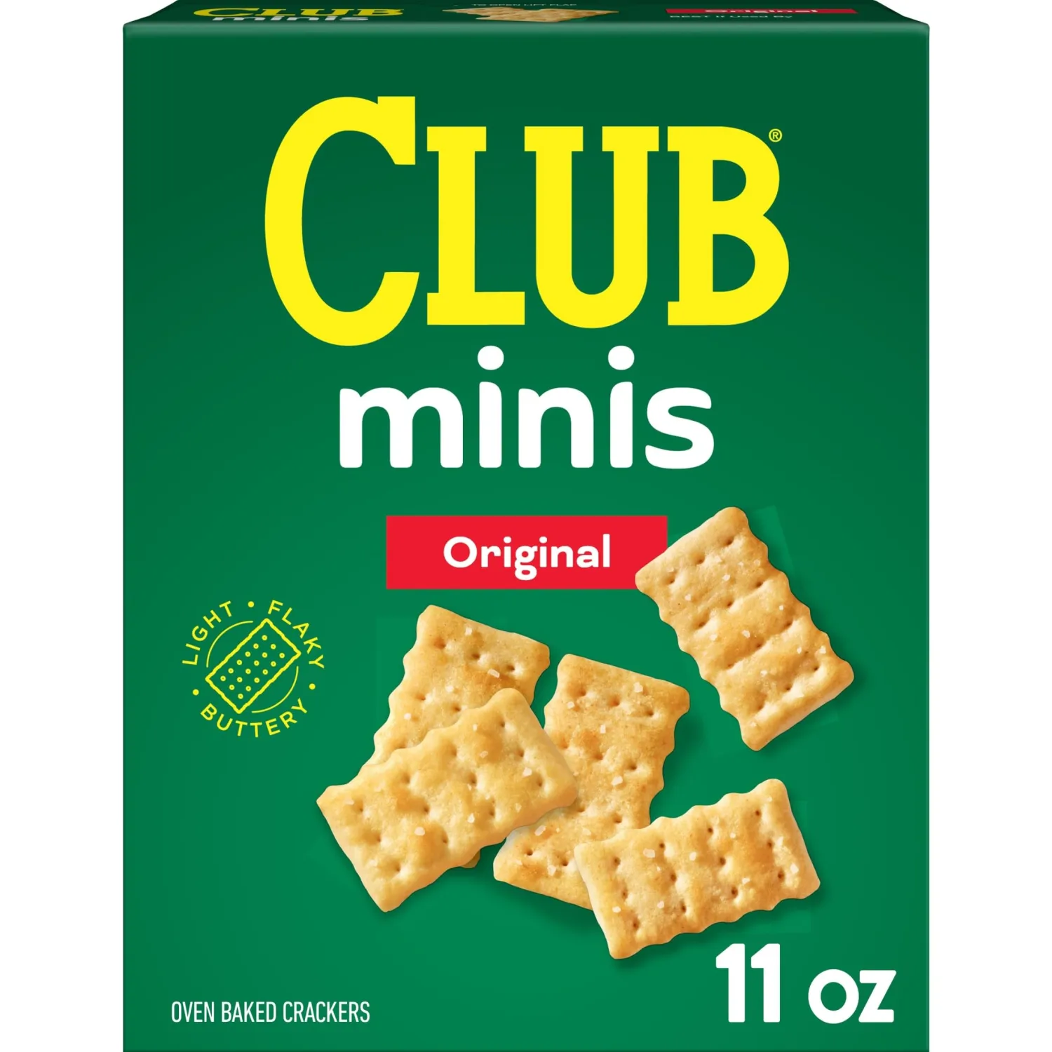 Club Crackers Minis, Lunch Snack, Original, 11oz Box