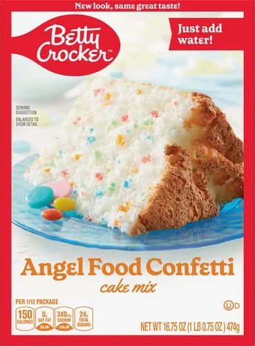 Betty Crocker Angel Food Confetti Cake Mix, 16.75 oz.