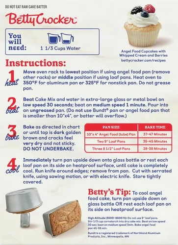 Betty Crocker Angel Food Confetti Cake Mix, 16.75 oz.