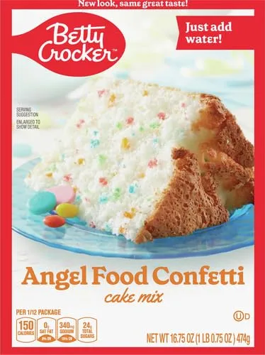 Betty Crocker Angel Food Confetti Cake Mix, 16.75 oz.