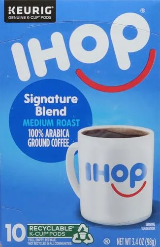 IHOP Medium Roast Signature Blend Keurig K-Cup Coffee Pods, 10 ct Box