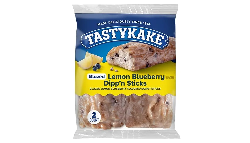 TastyKake Glazed Lemon Blueberry Dipp'n Sticks - 4 Pack