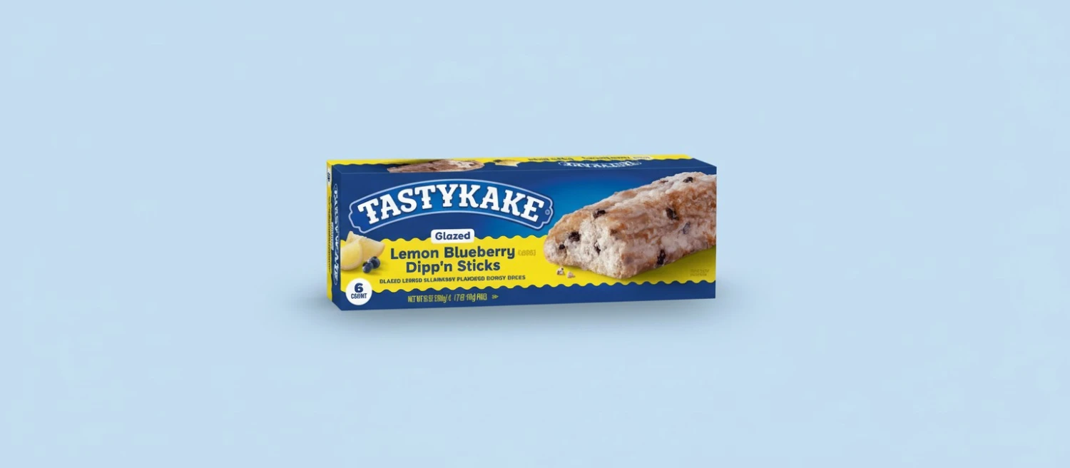 TastyKake Glazed Lemon Blueberry Dipp'n Sticks - 4 Pack