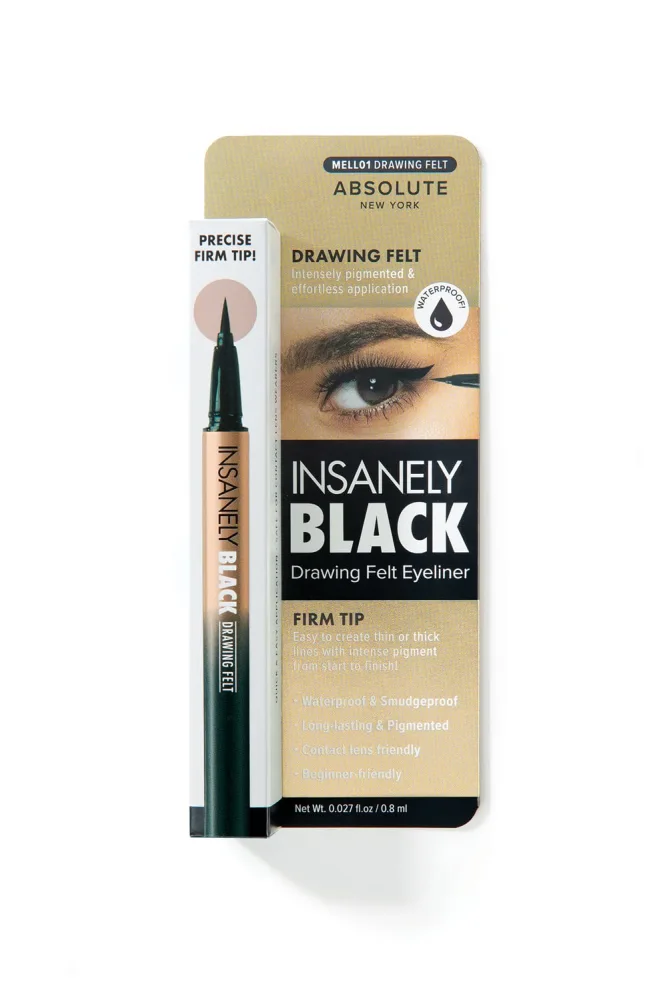 Absolute New York Insanely Black Drawing Felt Liquid Eyeliner