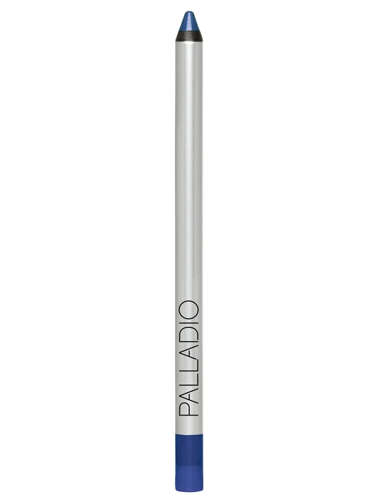 Palladio Precision Eyeliner, Silicone Based, Rich Pigment, Gentle Application, Dramatic Smoky Effect to Soft Everyday Wear, Sensitive Eyelids, Sets Itself, Can be Sharpened, Electric Blue