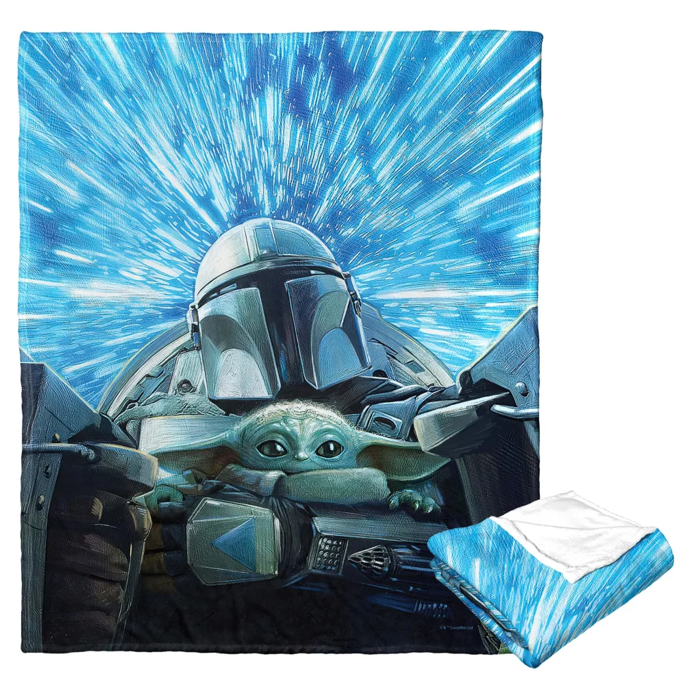 Northwest Star Wars Silk Touch Throw Blanket, 50" x 60", Hyperspeed