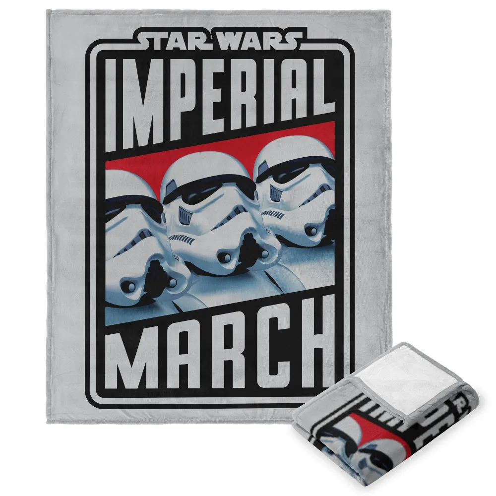 Northwest Star Wars Silk Touch Throw Blanket, 40" x 50", Imperial March