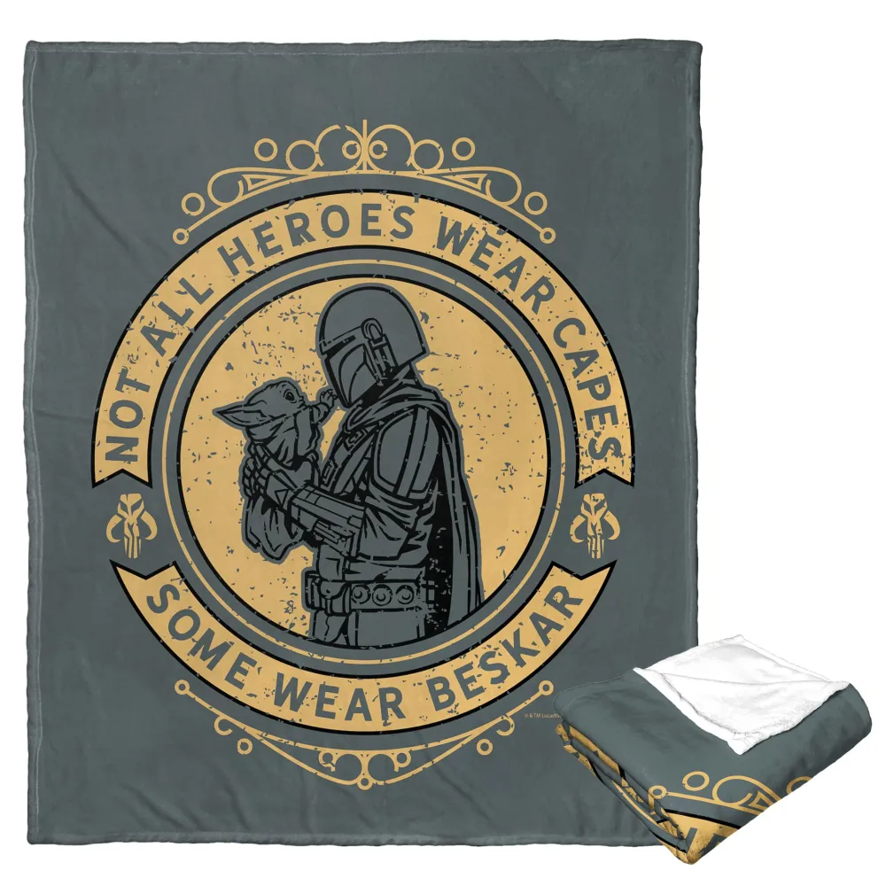 Northwest Star Wars Silk Touch Throw Blanket, 50" x 60", Beskar