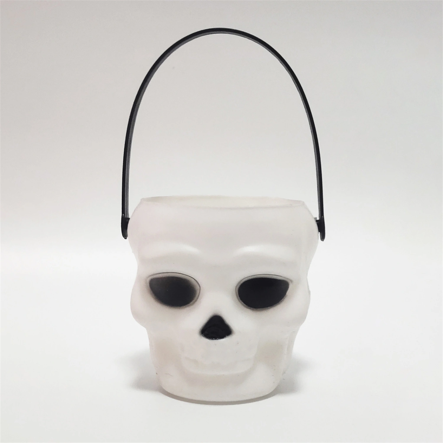 Mini Plastic Cauldrons Halloween Witch Pot Candy Buckets with Handle