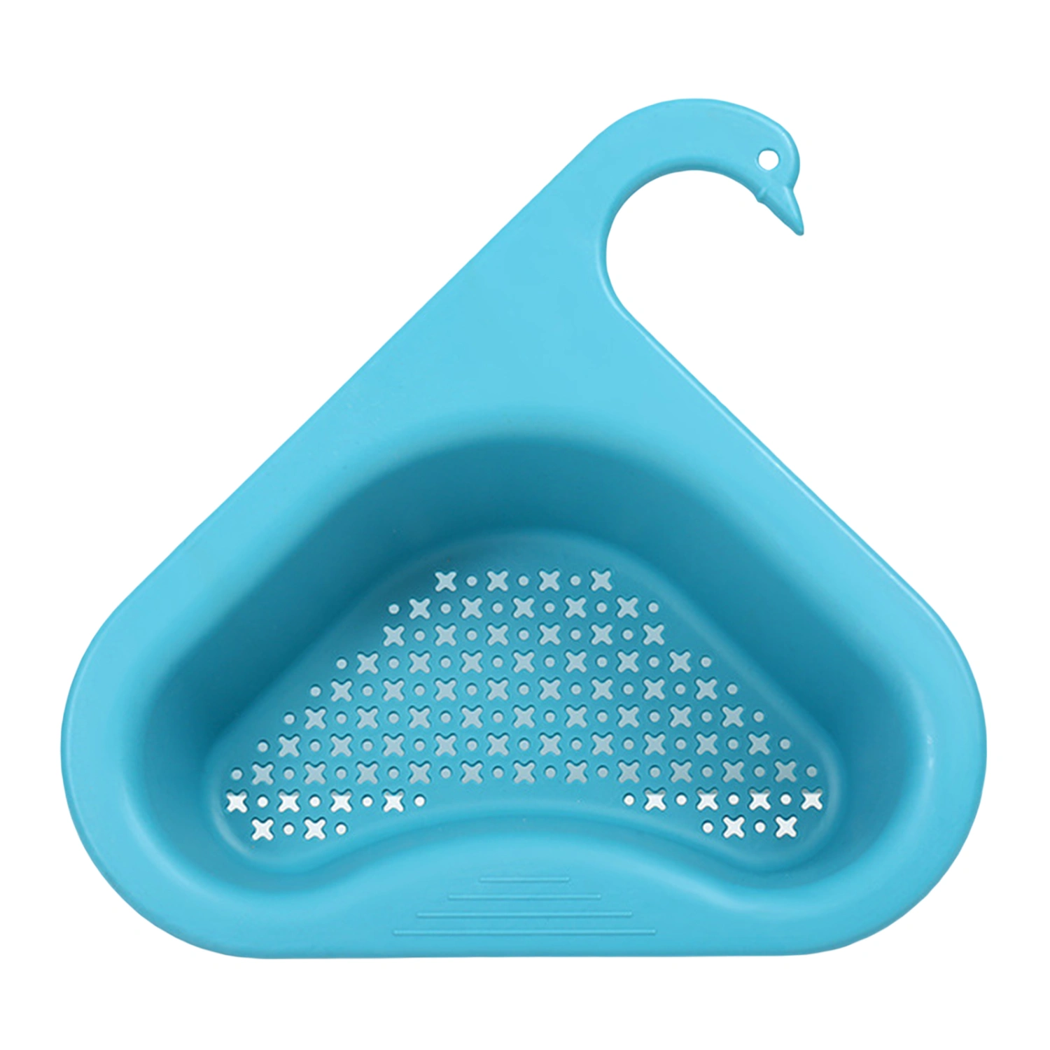 Kitchen Sink Sponge Holder Swan Hanging Sink Organizer with Drain Hole