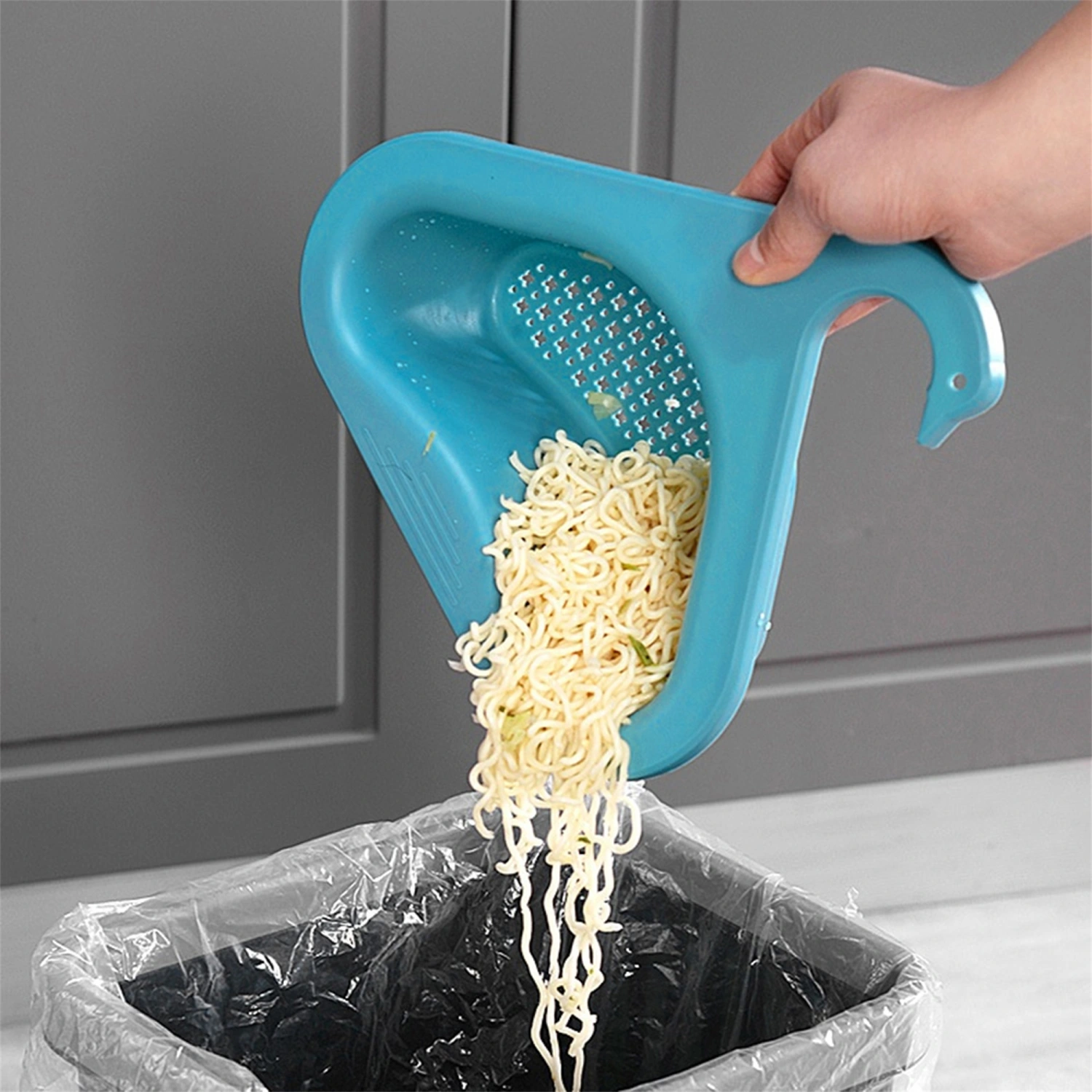 Kitchen Sink Sponge Holder Swan Hanging Sink Organizer with Drain Hole
