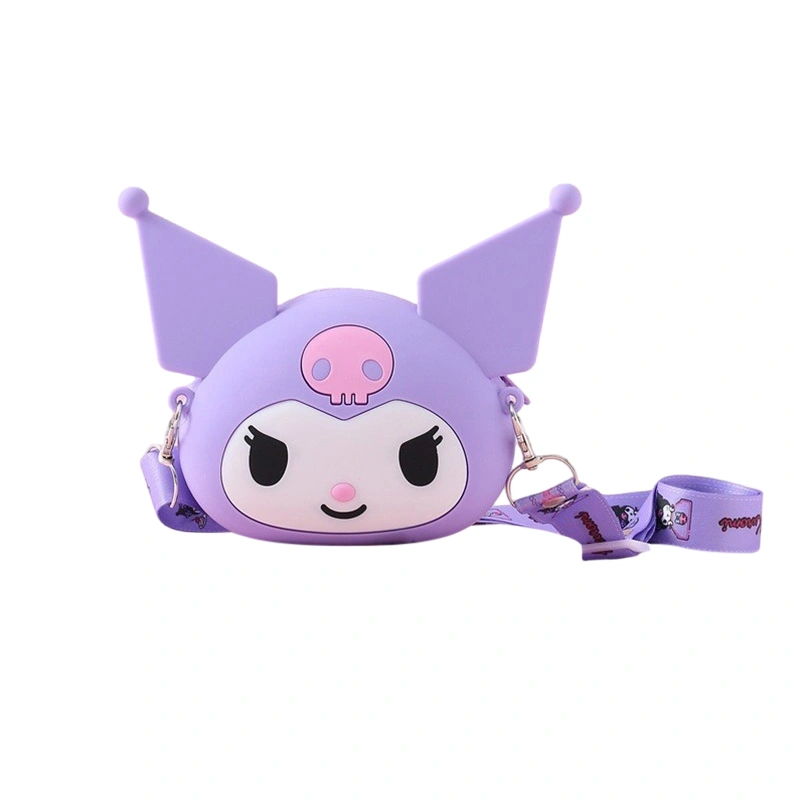 Girl's Mini Crossbody Bag Cute Cartoon Shape Adjustable Shoulder Bag 