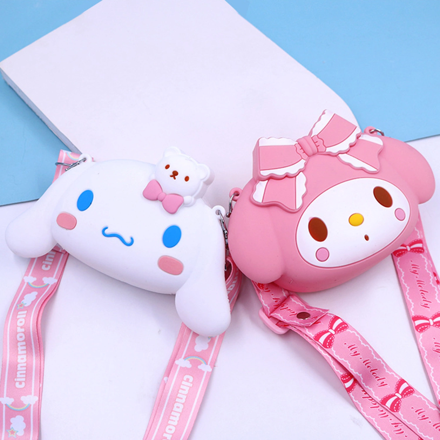 Girl's Mini Crossbody Bag Cute Cartoon Shape Adjustable Shoulder Bag 
