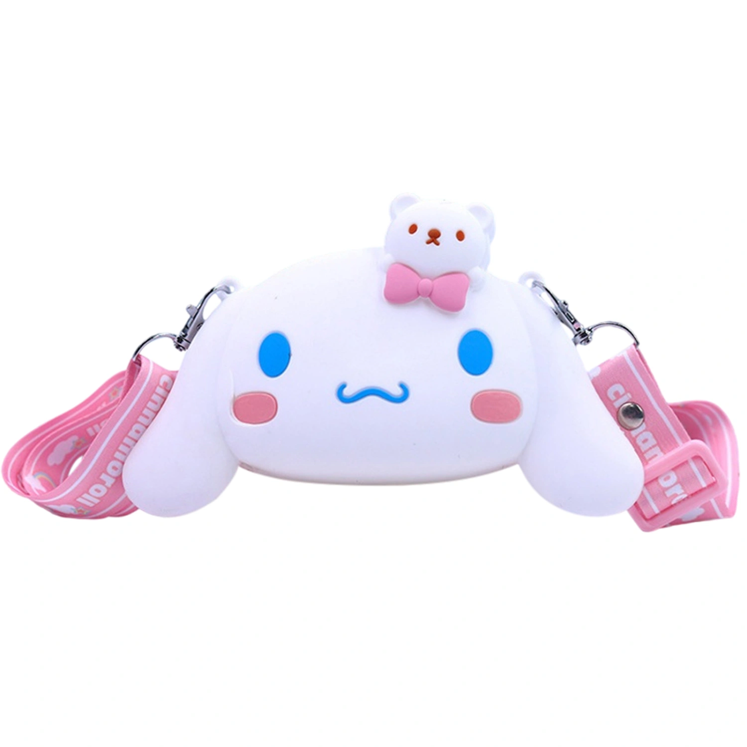 Girl's Mini Crossbody Bag Cute Cartoon Shape Adjustable Shoulder Bag 