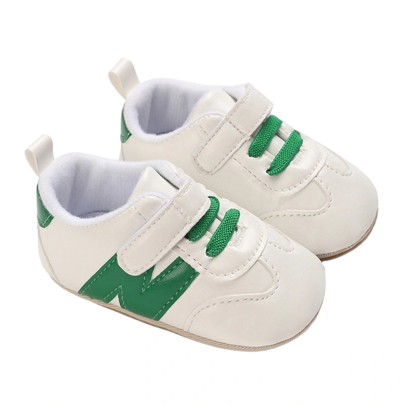 Baby Sneakers, Contrast Color Non-slip Flats First Walking Shoes