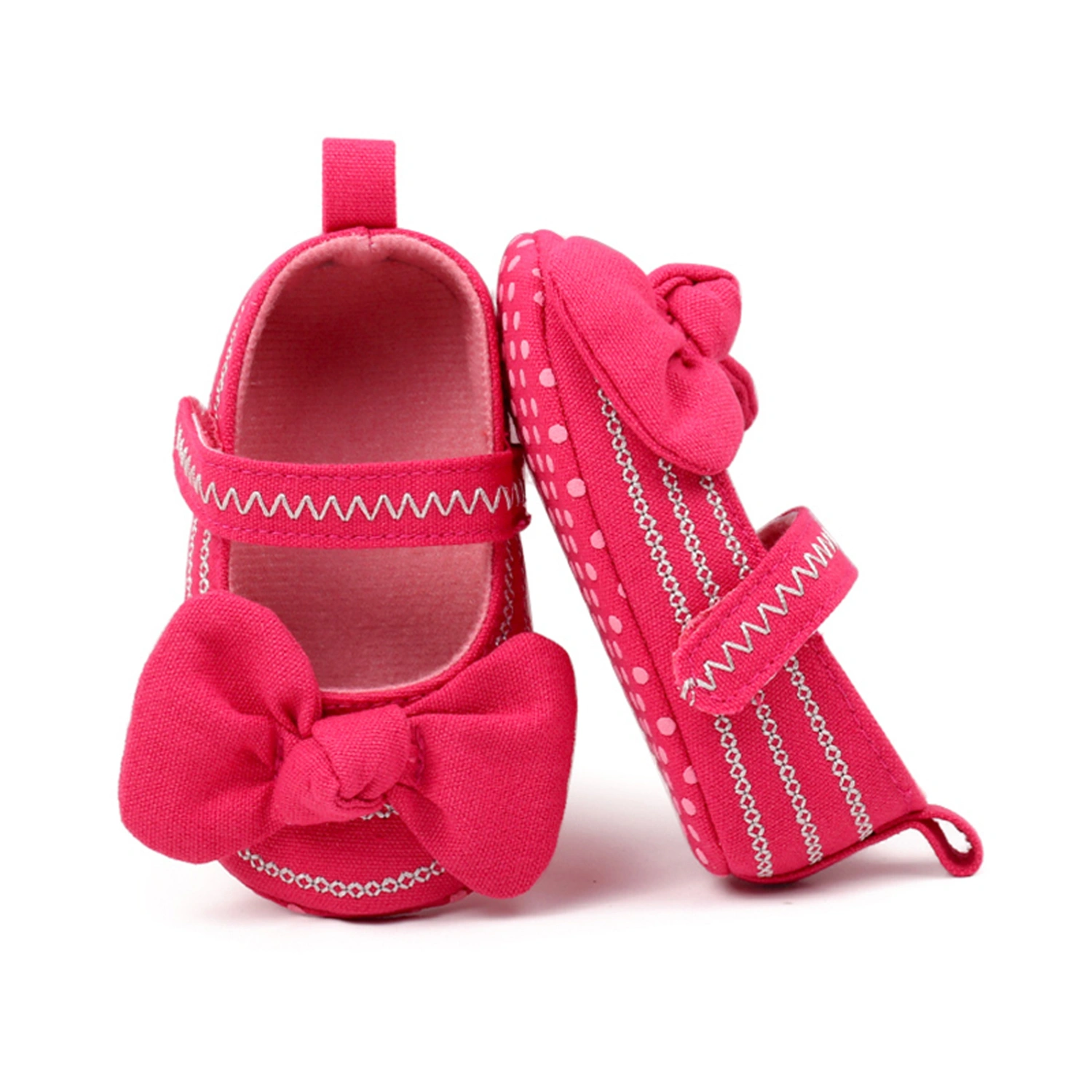 Baby Girl Bow Flats Infant Cloth Walker Crib Shoes for Party
