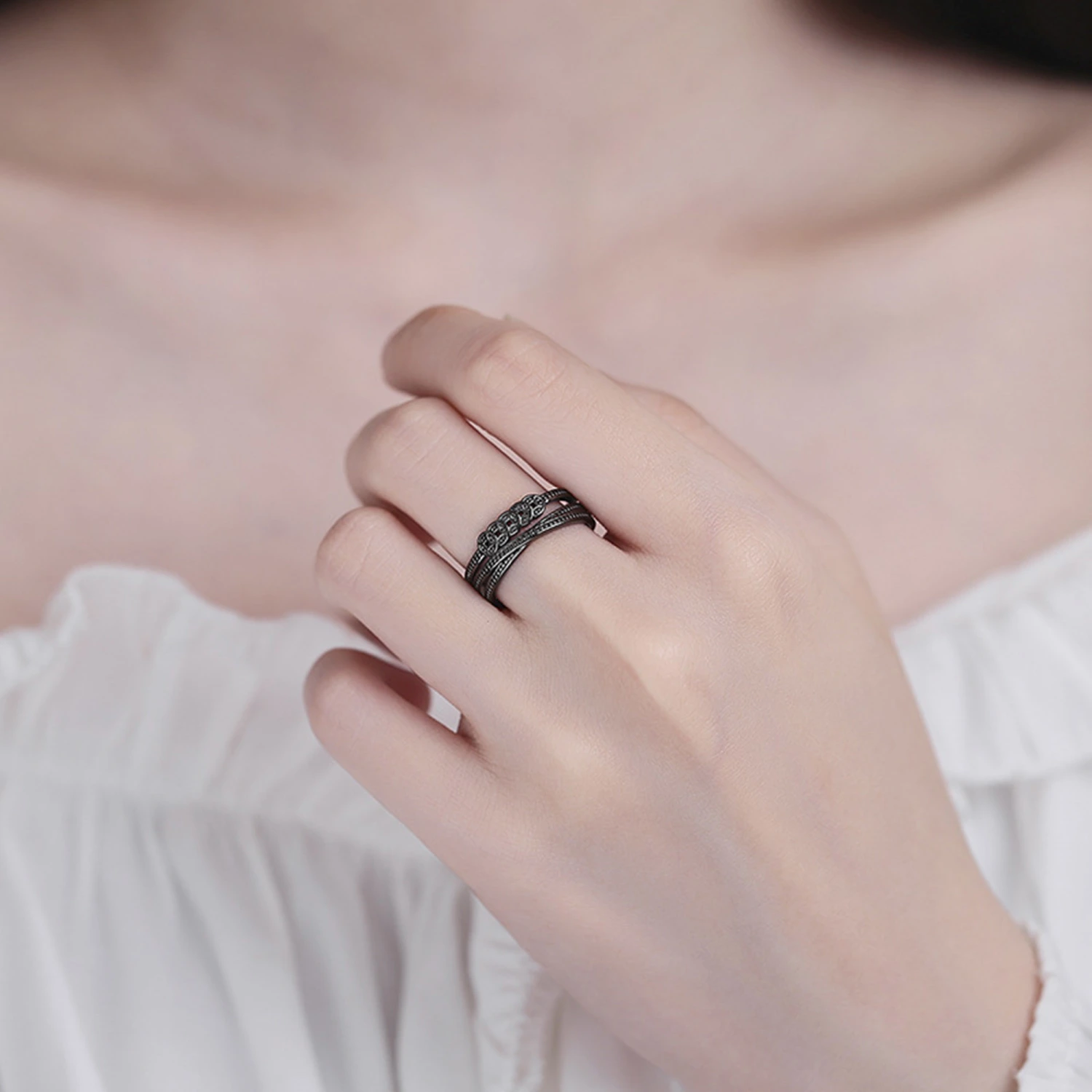 Women Vintage Coin Rings Fashion Simple Unique Adjustable Open Ring 
