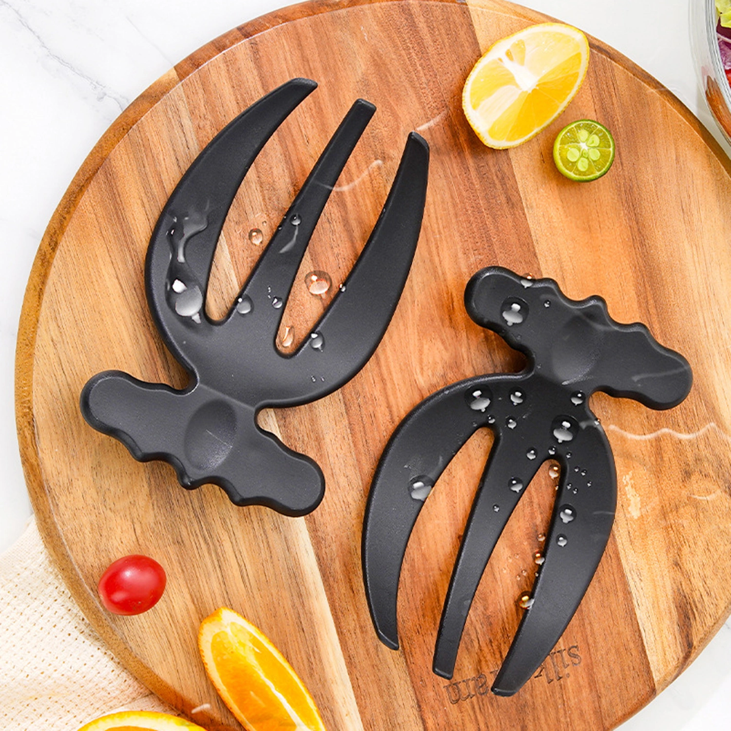 2pcs Salad Hands, Mixing Tossing Fork Salad Pasta Serving Utensil