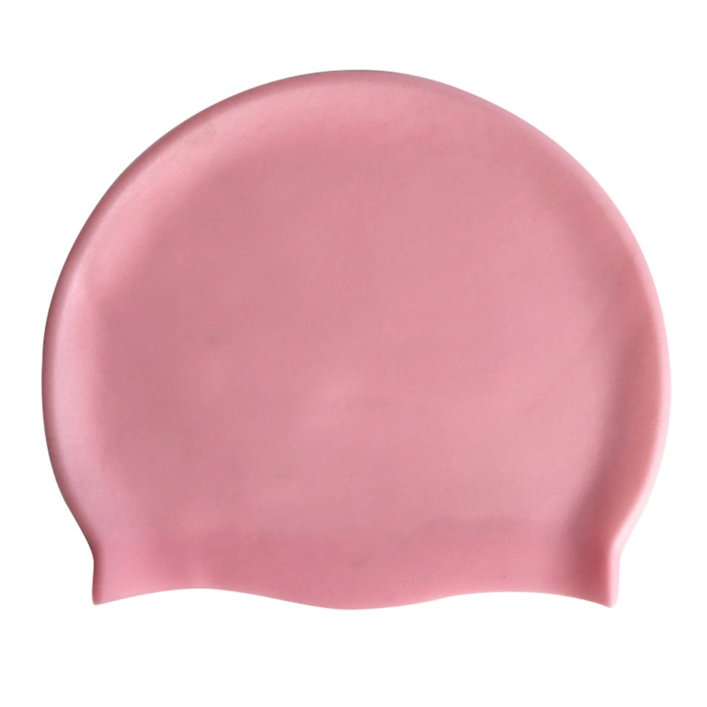 Adult Silicone Swim Cap Waterproof Non-Slip Swimming Elastic Cap