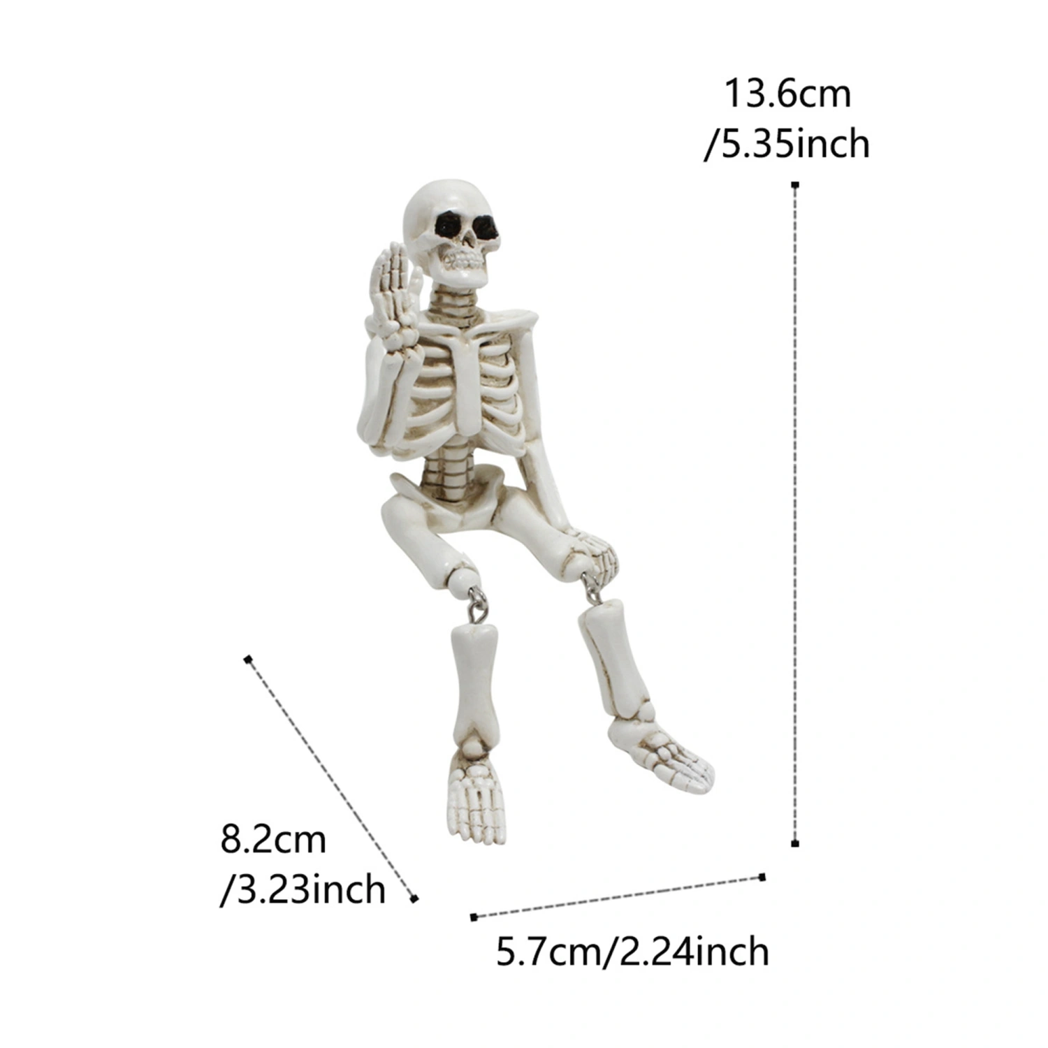 Halloween Skeleton Decorations, Full Body Faux Human Skeletons