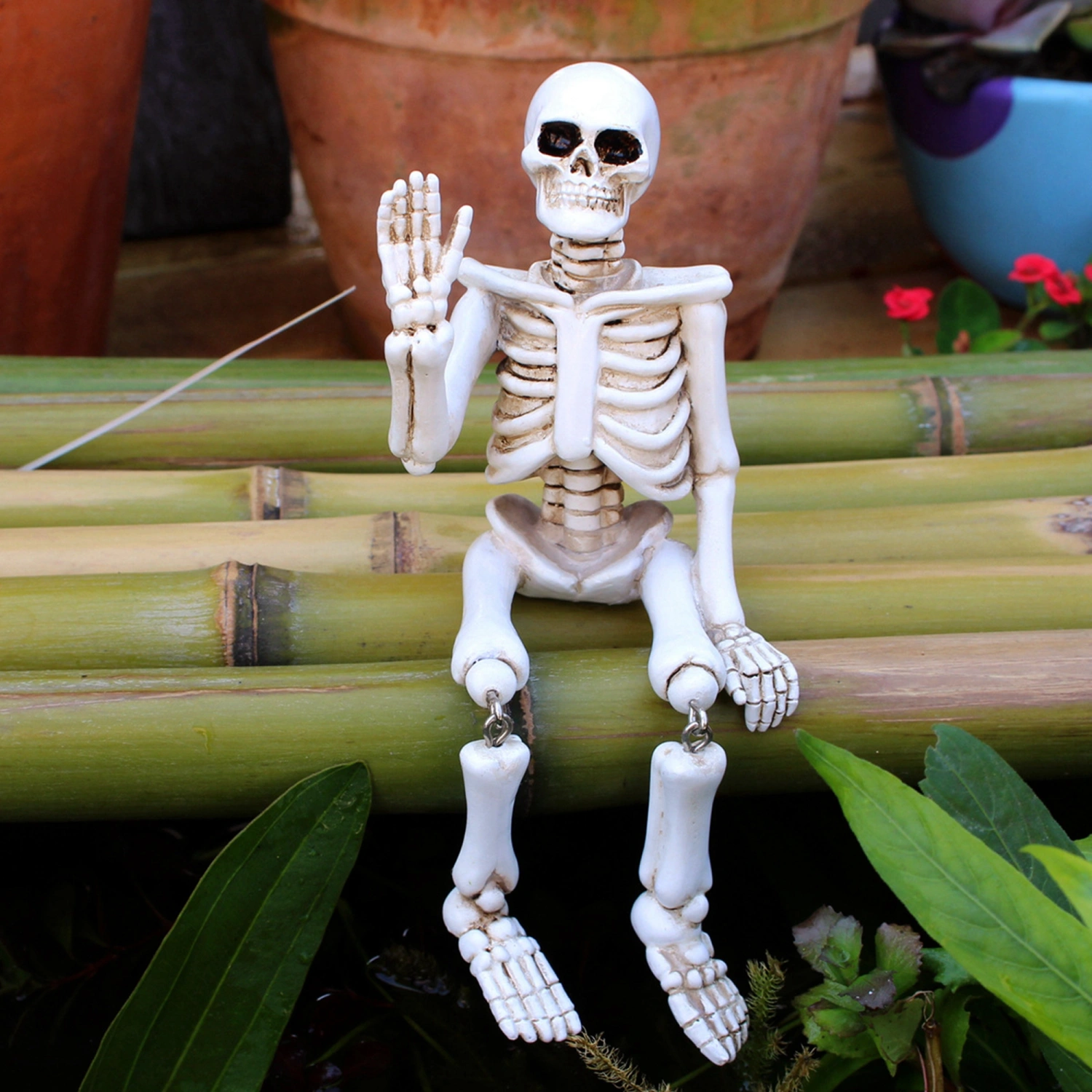 Halloween Skeleton Decorations, Full Body Faux Human Skeletons