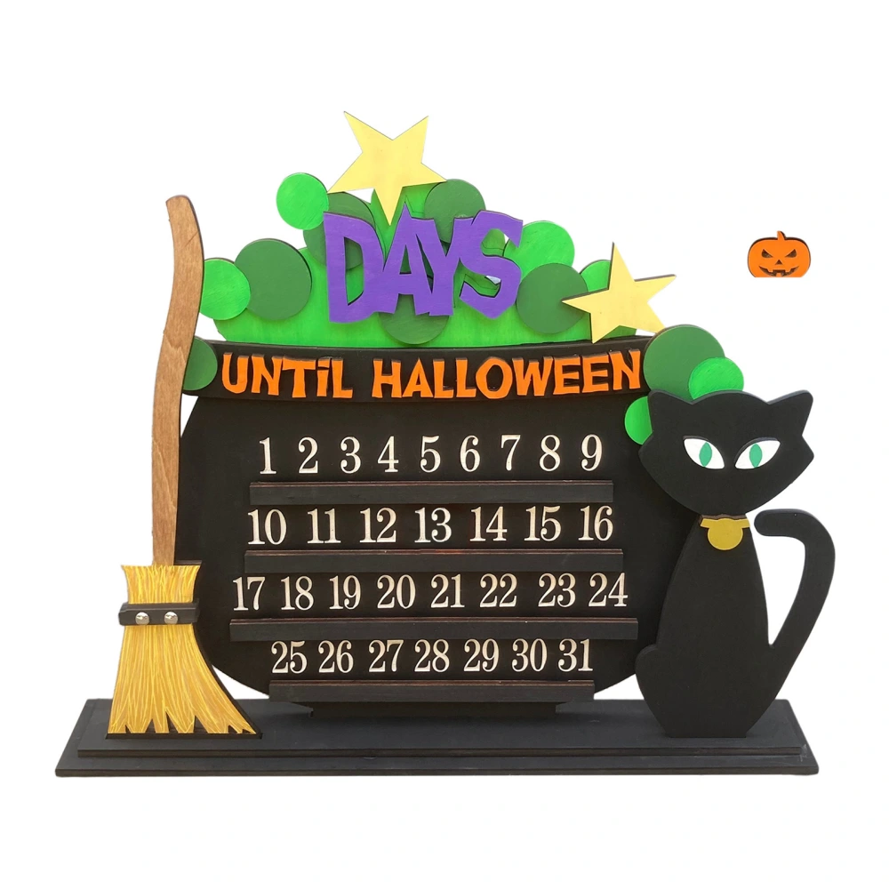 Halloween Advent Calendar Cats Brooms 31 Days Countdown Calendar