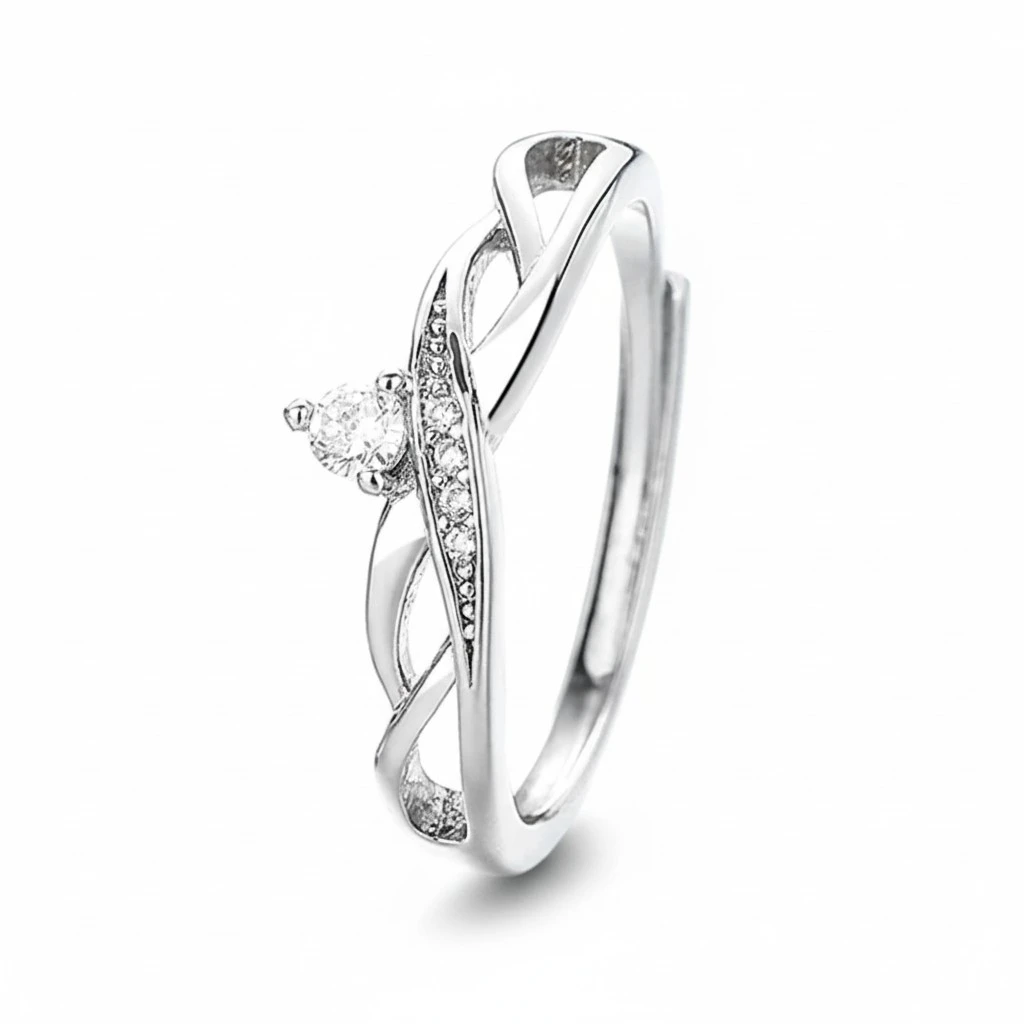 Matching Rings for Couples Personalized Cubic Zirconia Promise Rings