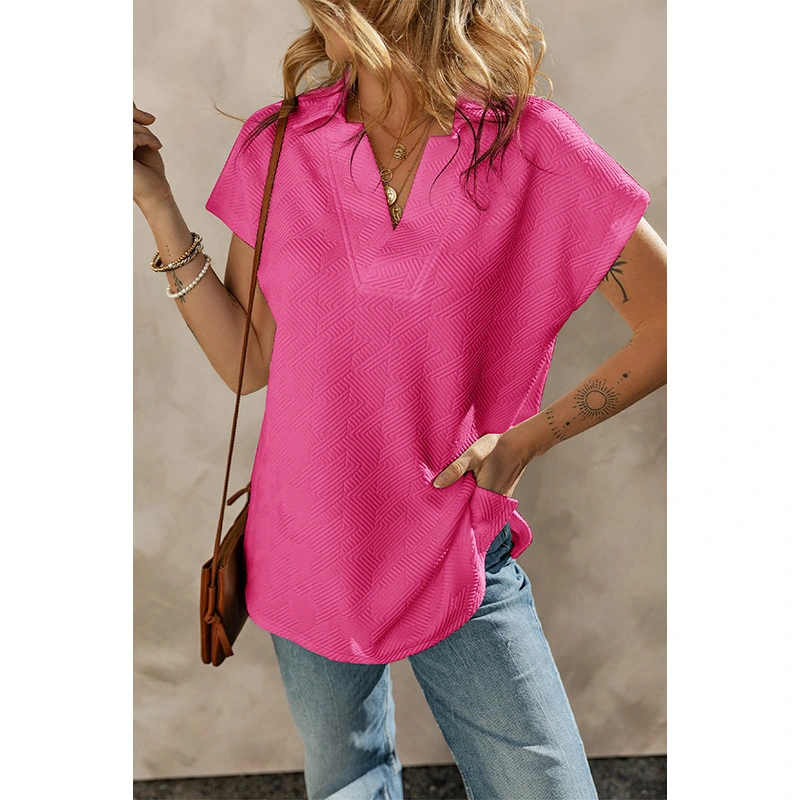 Women's Solid Color Short-sleeved T-shirt