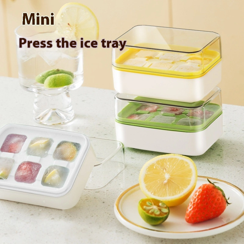 Mini Press Silicone Ice Tray Easily Removable Mold Ice-cream Mould