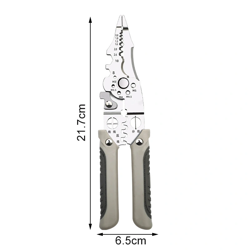 Wire Crimper Cable Cutter Adjustable Automatic Wire Stripper Multifunction