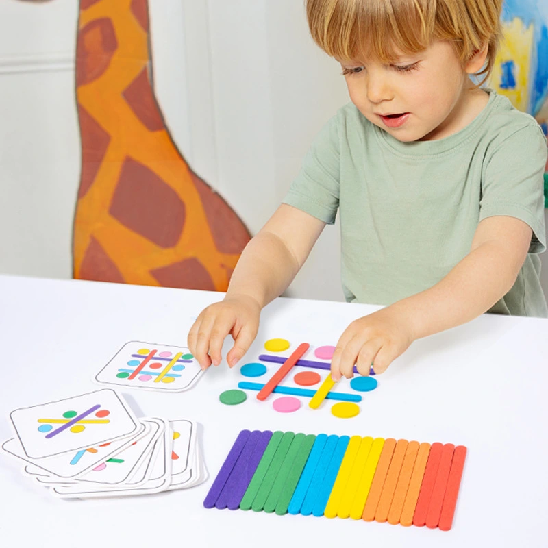 Rainbow Stick Early Education Thinking Puzzle Toy Children's Mathematics