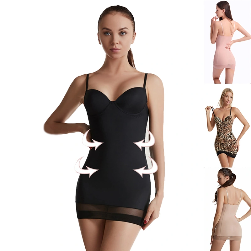 Tight Suspender Dress For Shapewear Slimming Bottoming Skirt Support Tummy Corset Womens Clothing