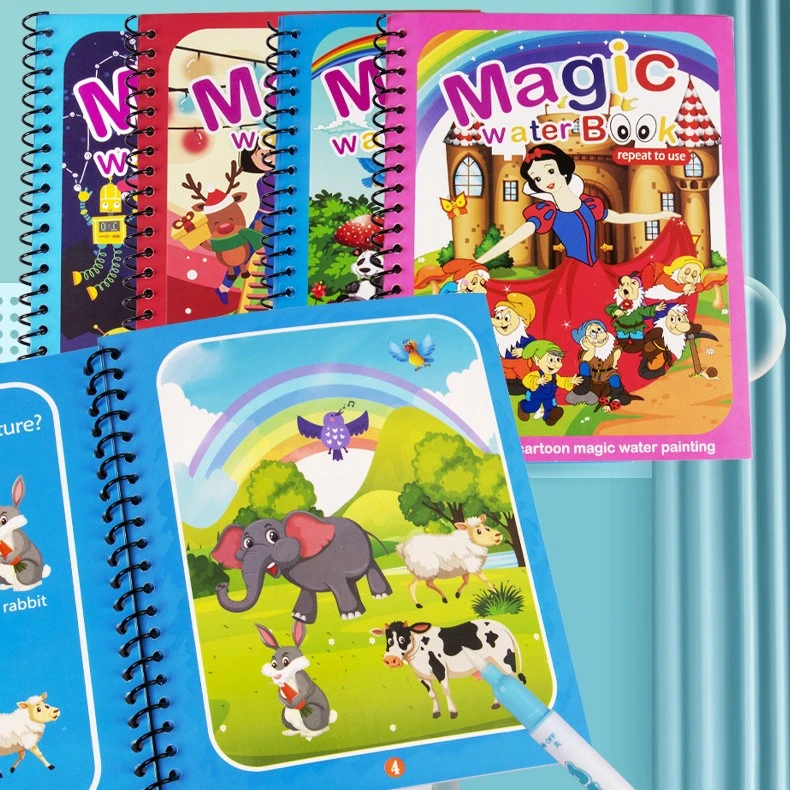 Children's Diy Magic Water Picture Book