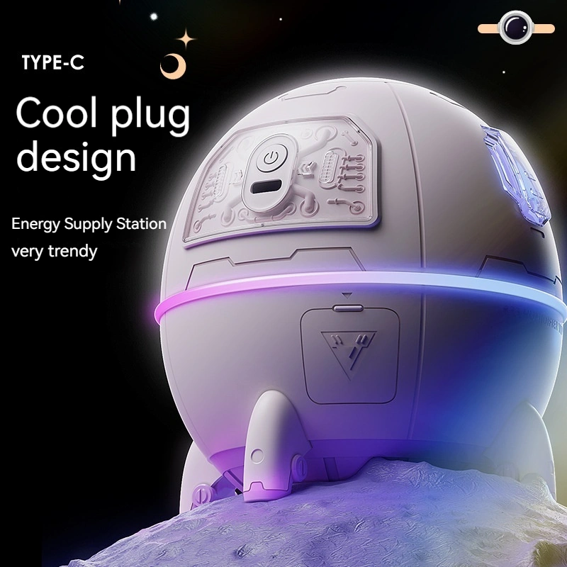 Space Capsule Humidifier USB Heavy Fog Household Silent Bedroom Small Night Lamp