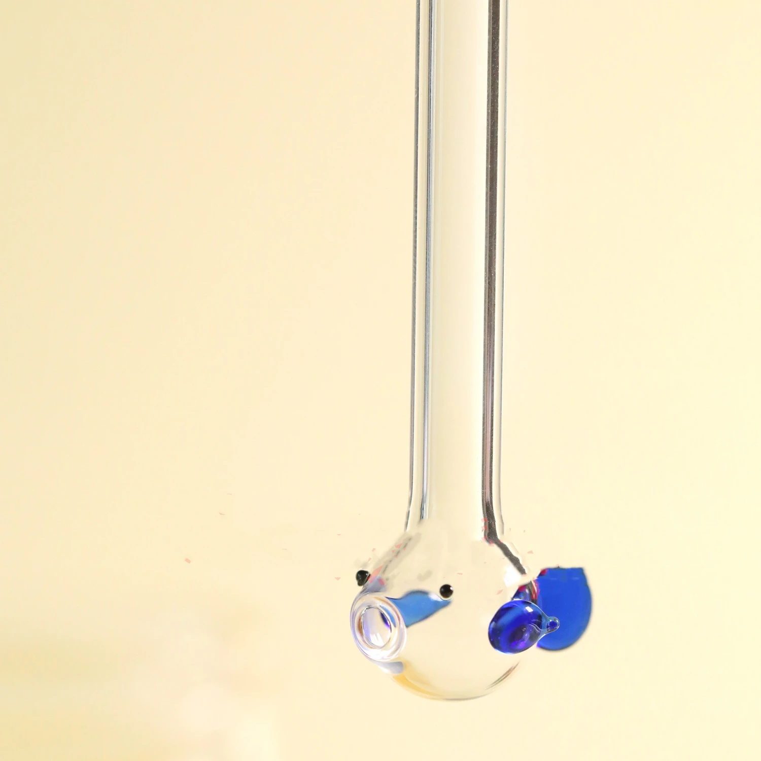 Borosilicate Heat-resistant Colored Fish Glass Straw