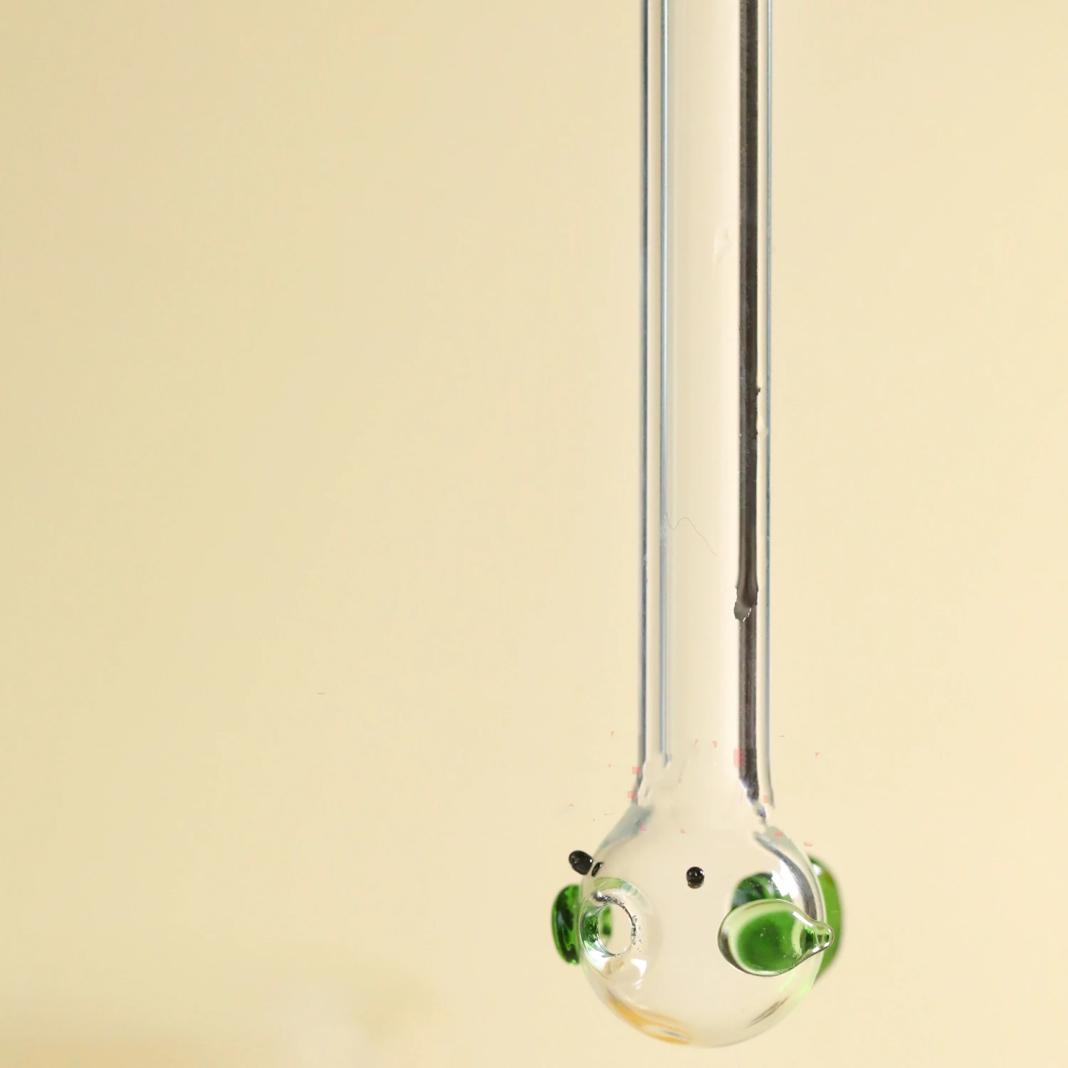 Borosilicate Heat-resistant Colored Fish Glass Straw