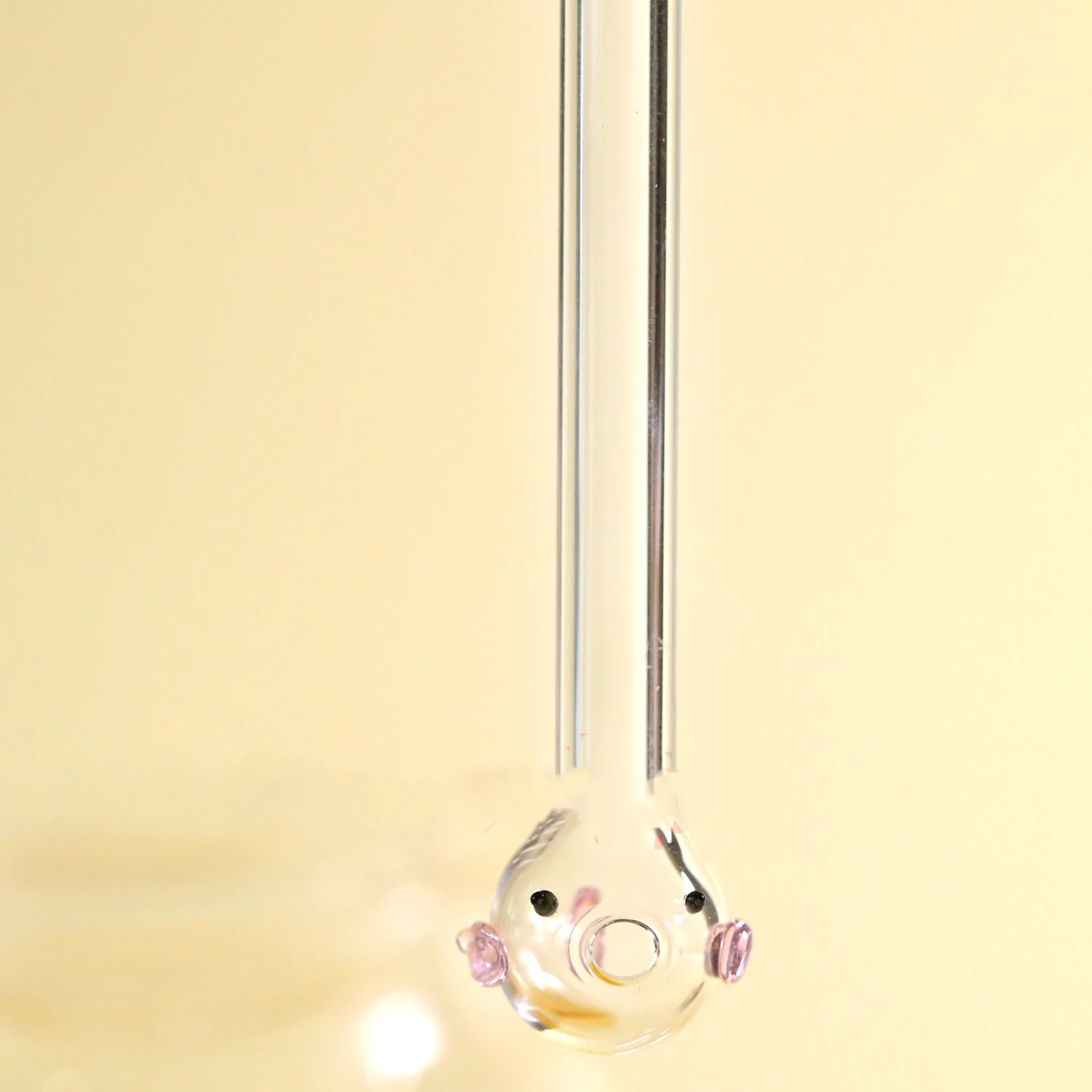 Borosilicate Heat-resistant Colored Fish Glass Straw